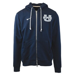 Nike Men's U-State Zip Up Sweatshirt navy